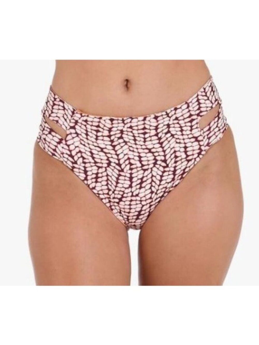 La Blanca Reversible Keyhole Hipster Swimsuit Bottoms Women Size 10 NWT